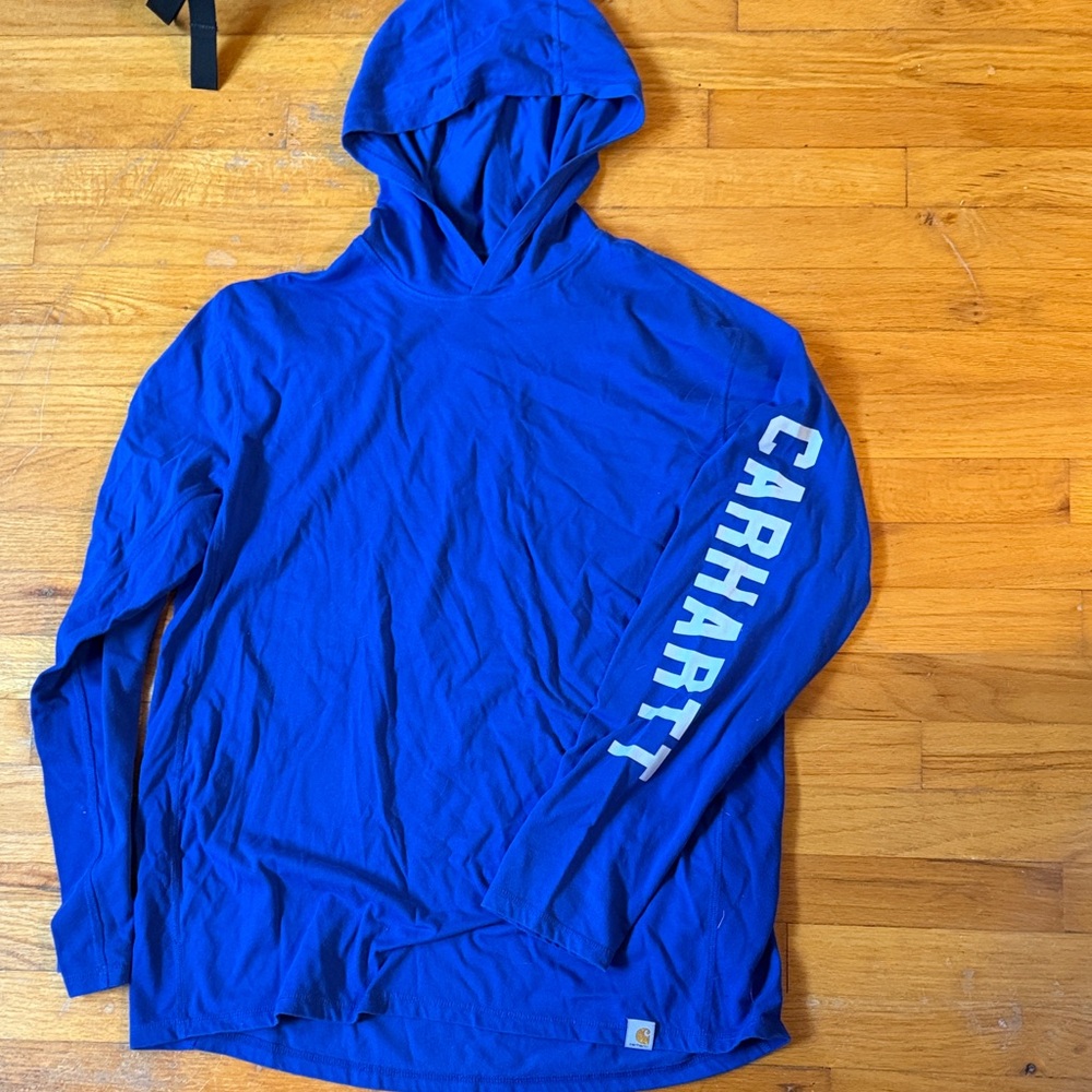 Carhartt Men's Vibrant Blue Hoodie